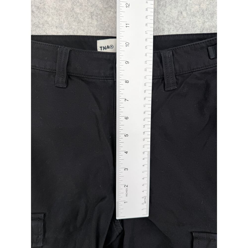 TNA Aritzia Black Supply Mid-Rise Baggy Relaxed Cargo Pants Size 0 - Picture 11 of 13